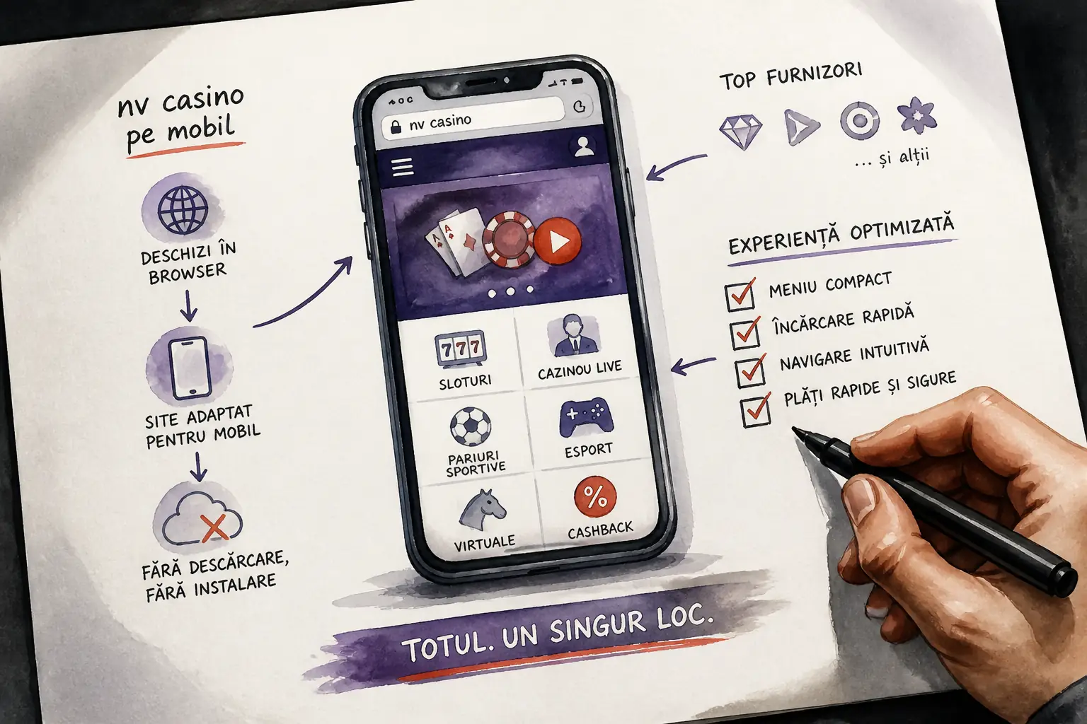 NV Casino App – Cazinou mobil în România visual guide for NV Casino